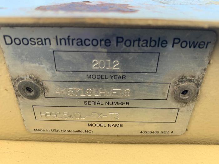 Used 2012 INGERSOLL-RAND HP915WCU