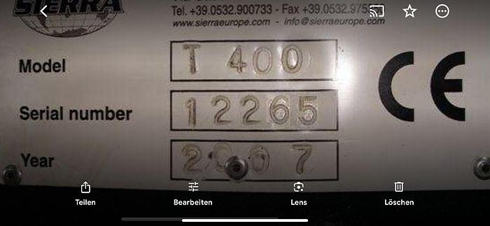 Gebraucht 2007 Idromec Siera T400