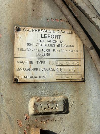 Gebraucht 2001 Lefort Conqueror 400