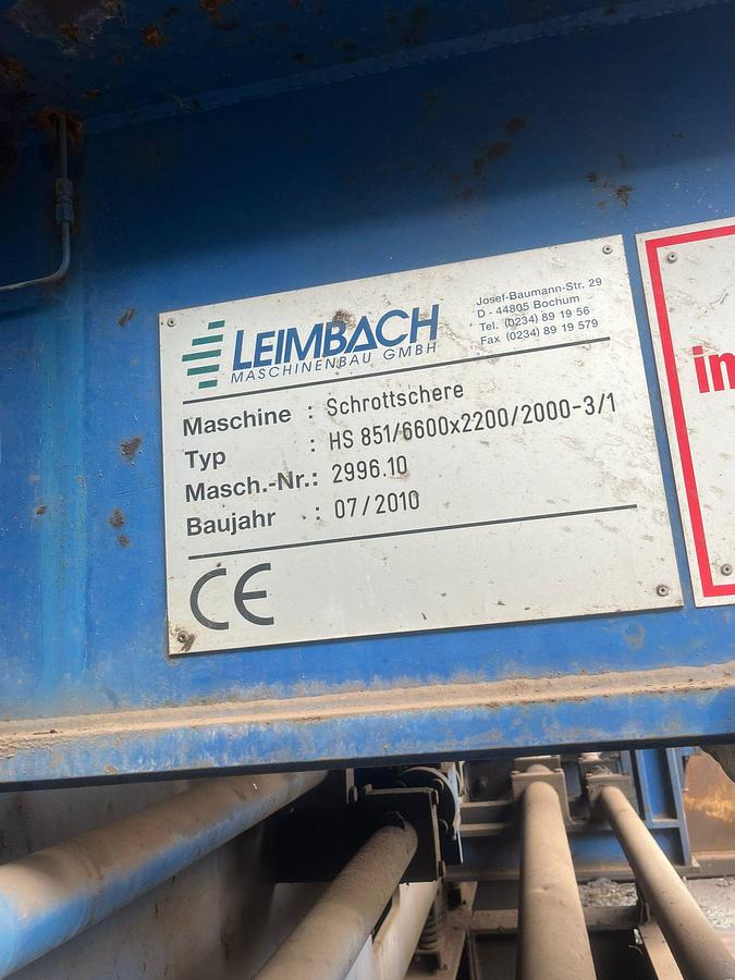 Gebraucht 2010 Leimbach HS 851