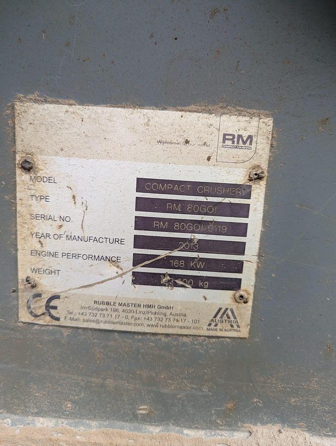 Gebraucht 2013 Rubble Master RM80 GO!