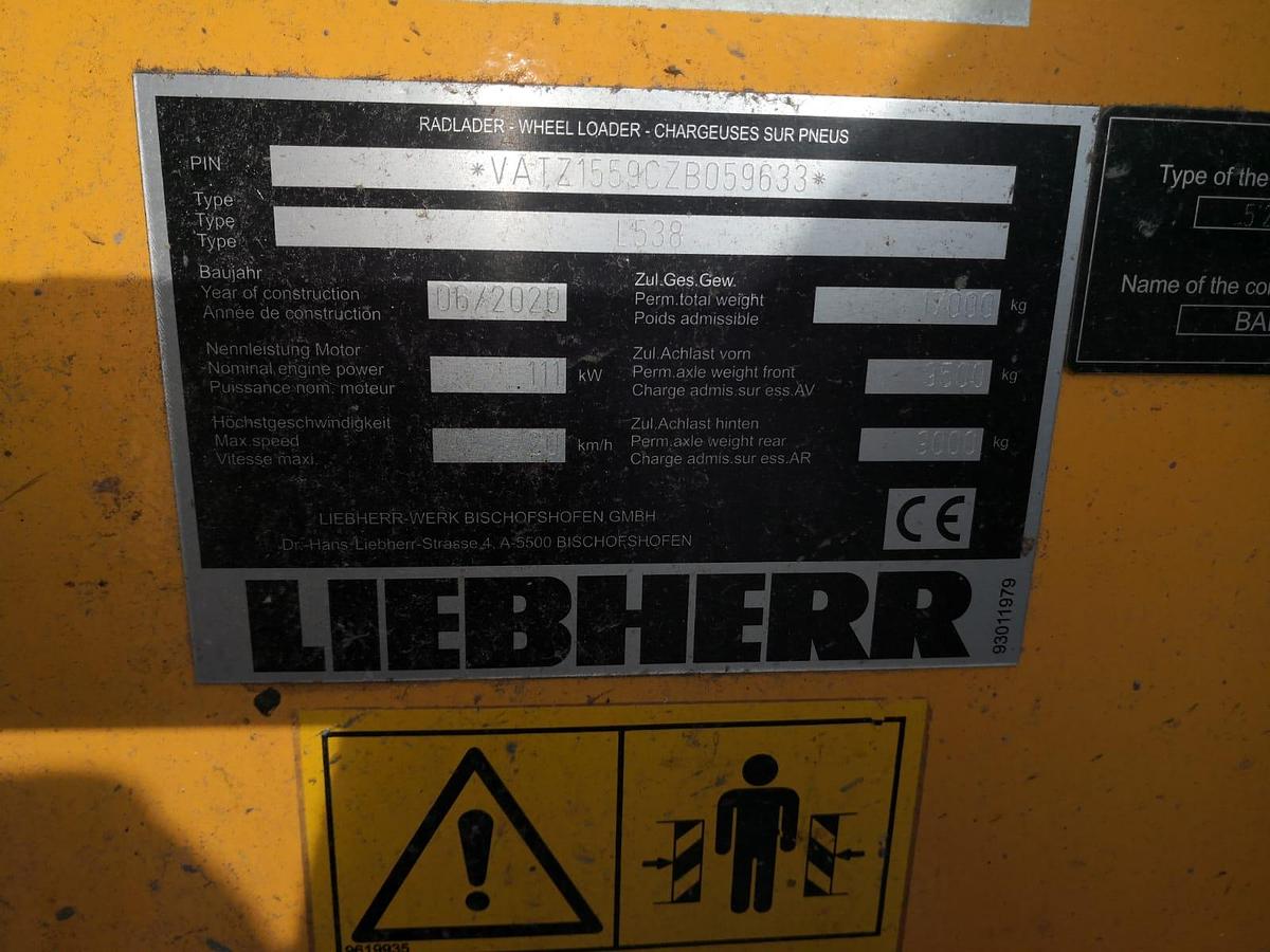 Gebraucht 2020 Liebherr L538