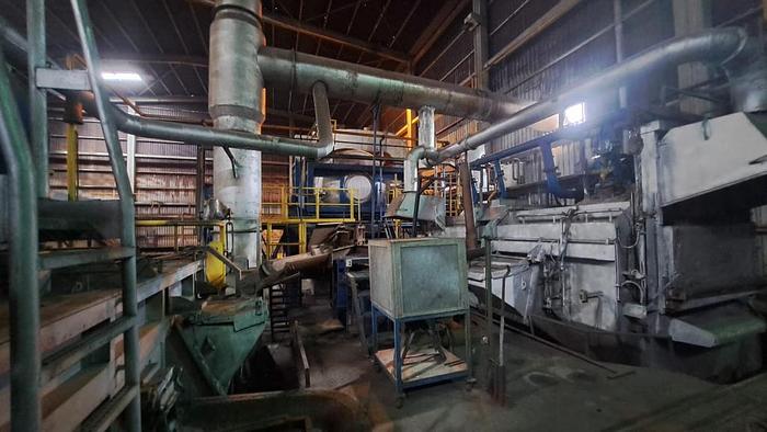 Gebraucht Aluminium Schmelz und Gießanlage