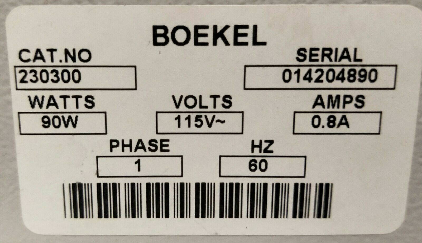 Used Boekel Bambino 230300 Hybridization Oven