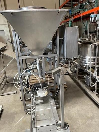 Used Dunkley Pail Filling Station with Fruit Hopper