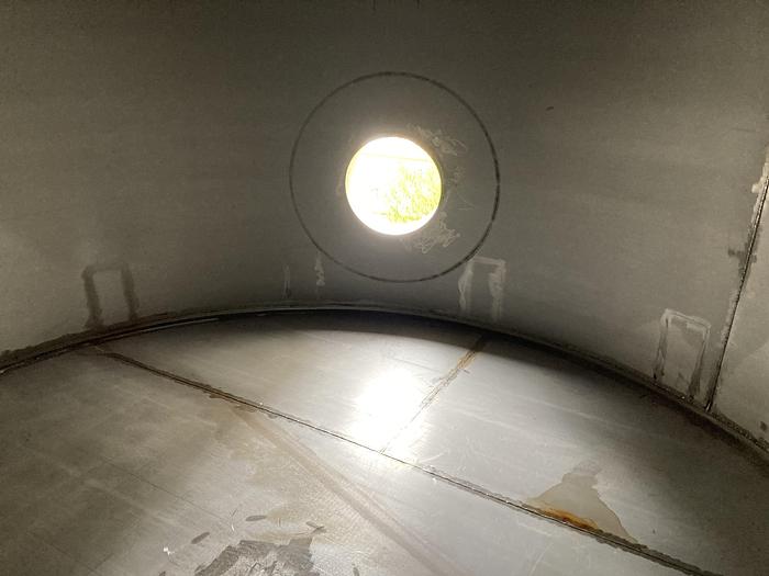 Used 2001 Tate Metalworks 35,500 gallon 304 stainless steel tank