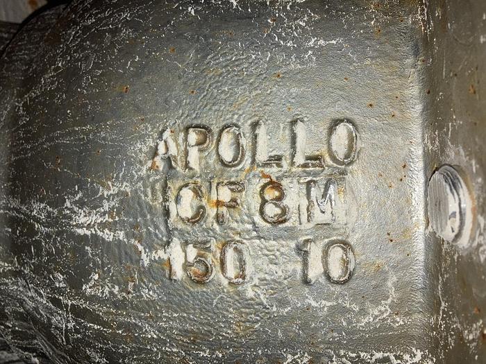 Used 10" STAINLESS BALL VALVE