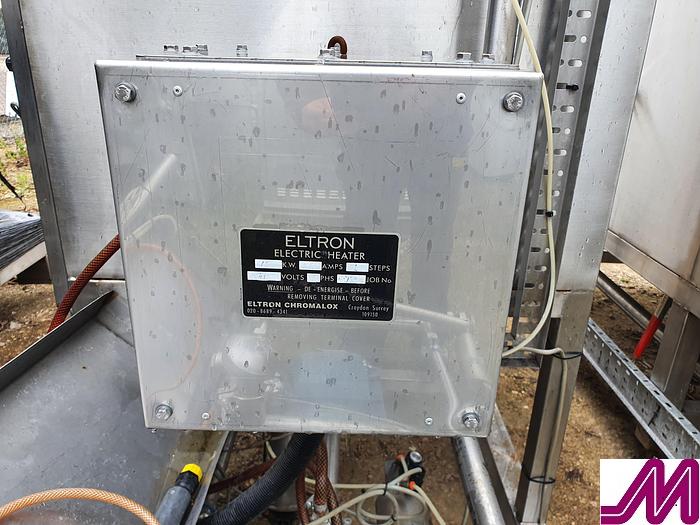 Used 2003 Suncombe Twin Tank Skid Mounted CIP Set
