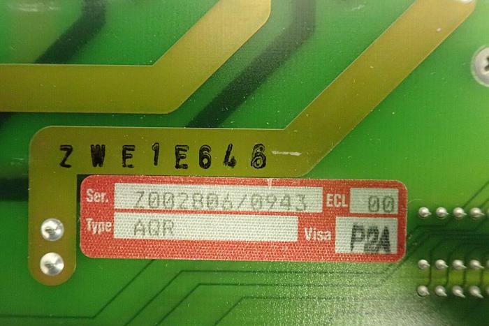 Used Bruker Spectrospin Type AQR ECL00 PSB3 J27 Controls Card Board