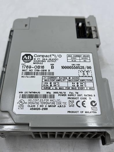 Used Allen-Bradley 1769-OB16 Ser B