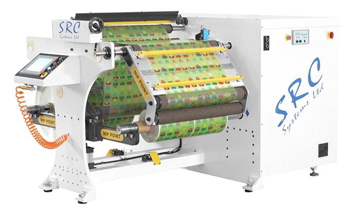 Used 30" (800MM) NEW SRC SYSTEMS 808 DOCTOR REVERSIBLE REWINDER