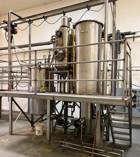 Used Evaporator, 1 Effect, 300 PPH, 316 S/st, Rising Film #S743810