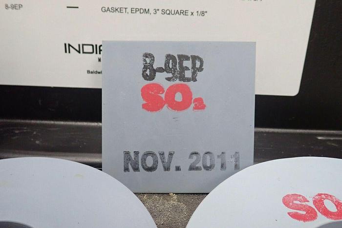 Used Indian Springs SB Sulfur Dioxide Ton Container Gasket Set ~ SO2 Kit EPDM Gasket