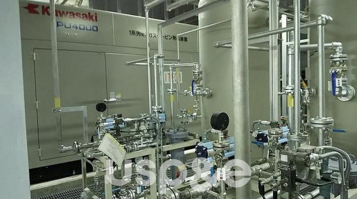 Used 3.2 MW 2008 Low Hour Used Kawasaki MIT-23 Natural Gas Turbine Power Plant