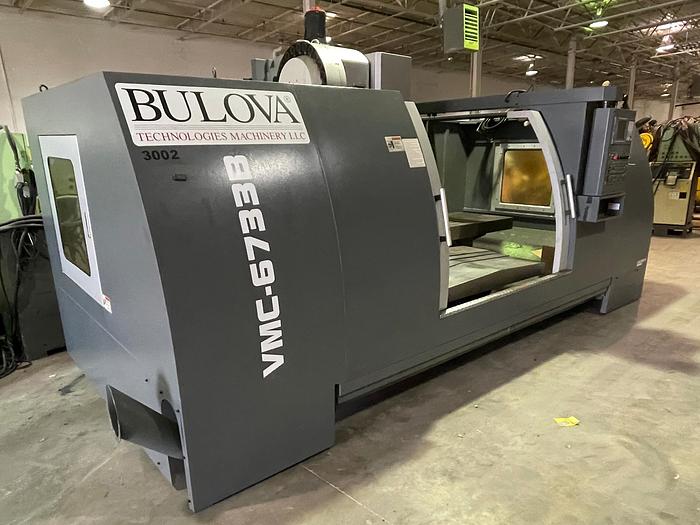 Used BULOVA VMC-6733B VERTICAL MACHINING CENTER, 67" X 33" X 28", FANUC Oi-MD CONTROL, NEW 2018 #104841