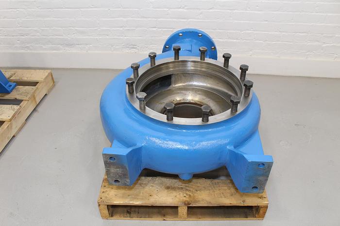 Used Goulds 3175 8x10x18H Pump, Stainless Steel Casing, 2-Vane Stainless Steel Impeller #43862