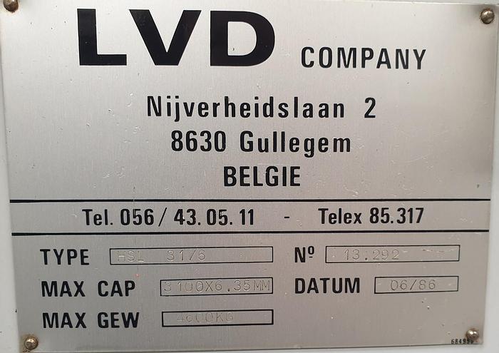 Gebraucht Tafelschere LVD HSL 31-6