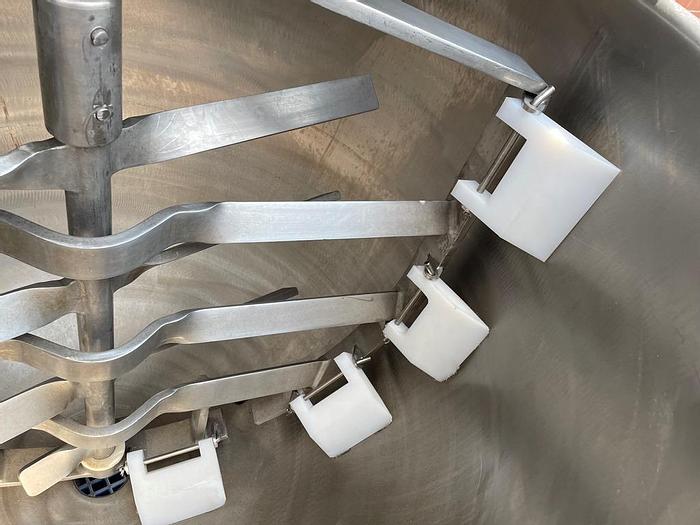 Used 200 GALLON HAMILTON DOUBLE MOTION KETTLE - S/S - JACKETED