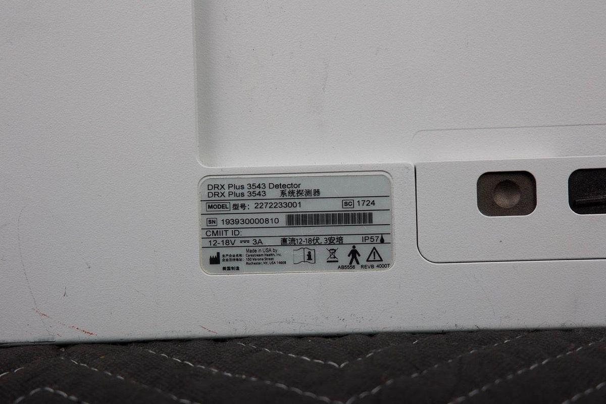 Used For Sale DR FPD FLAT PANEL DIGITAL XRAY Carestream DRX Plus 3543 Wireless DR Flat Panel Detector  Good Condition DR Parts P/N 3543