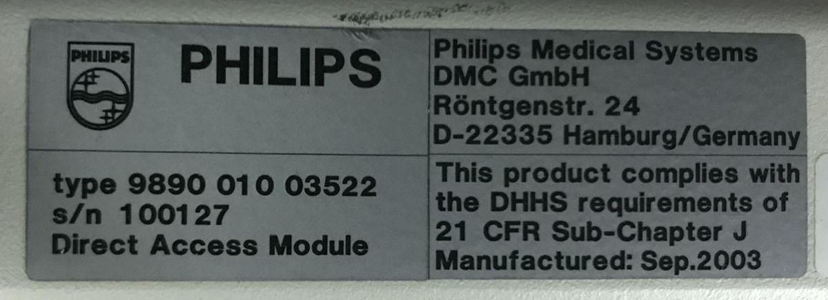 Used For Sale PHILIPS Philips Diagnost Eleva Examination Control Panel Rad/Fluoro Room Parts P/N 989001003522