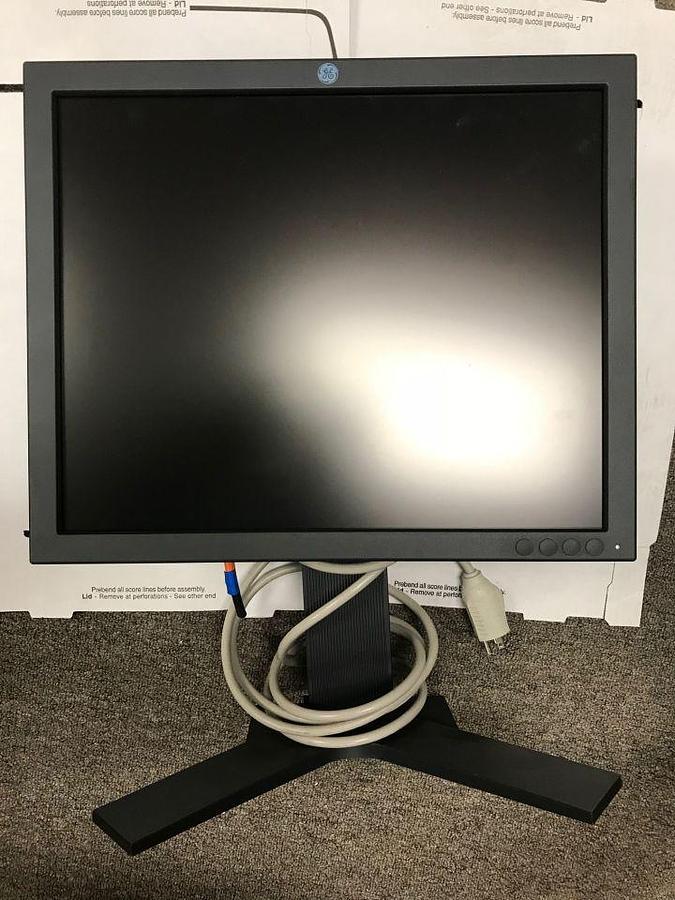 Used For Sale GE GE LCD Monitor   19'' LCD Monitor  Monitor Parts P/N 5443203-2