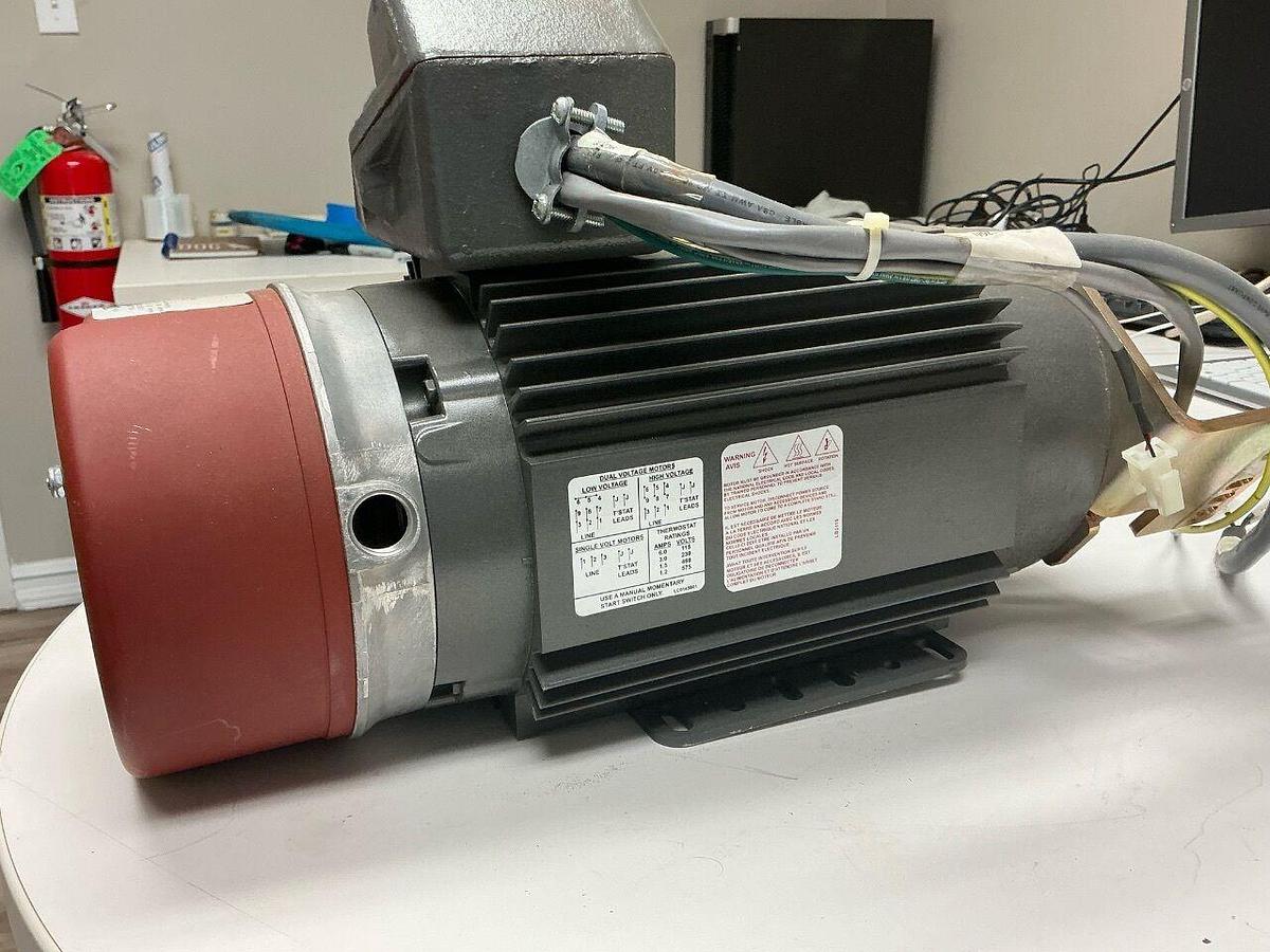 Used For Sale BALDOR Baldor reliance inverter drive motor 4535-674-87011 w/ 10560300047 Stearns Brake  Good condition CT Scanner Parts P/N 4535-674-87011