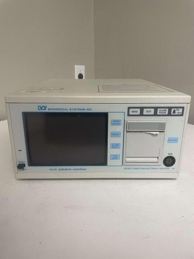 Used For Sale IVY BIOMEDICAL Ivy Biomedical Systems 101R Patient Monitor  Good Condition Monitor Parts P/N 101R