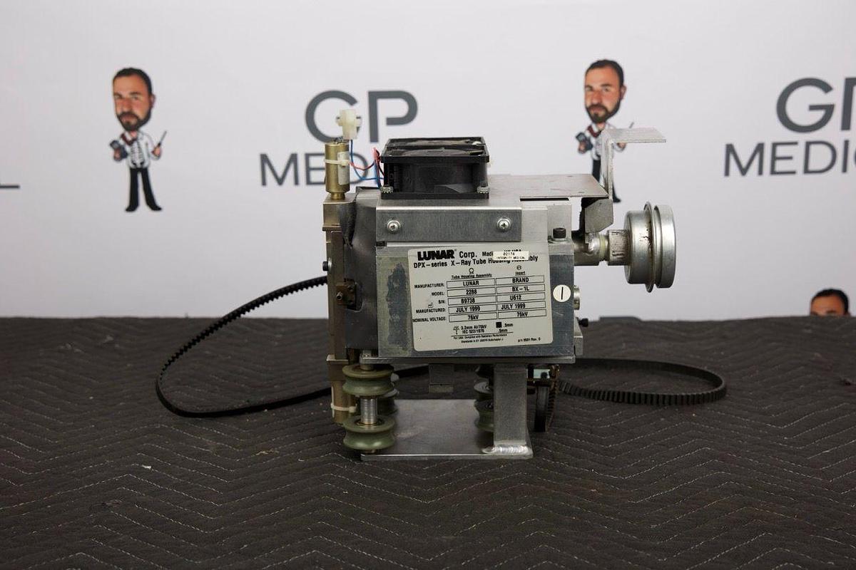 Used For Sale GE Lunar DPX Series X-Ray Tube Housing Assembly P/N 2288 w/ Brand BX-1L Insert  Good Condition Bone Densitometer Parts P/N 2288