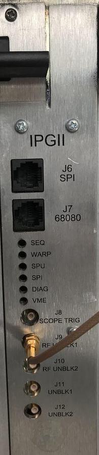 Used For Sale GE MRI 1.5T   IPG 2 Sun Style Front Panel  MRI Scanner Parts P/N 2160818