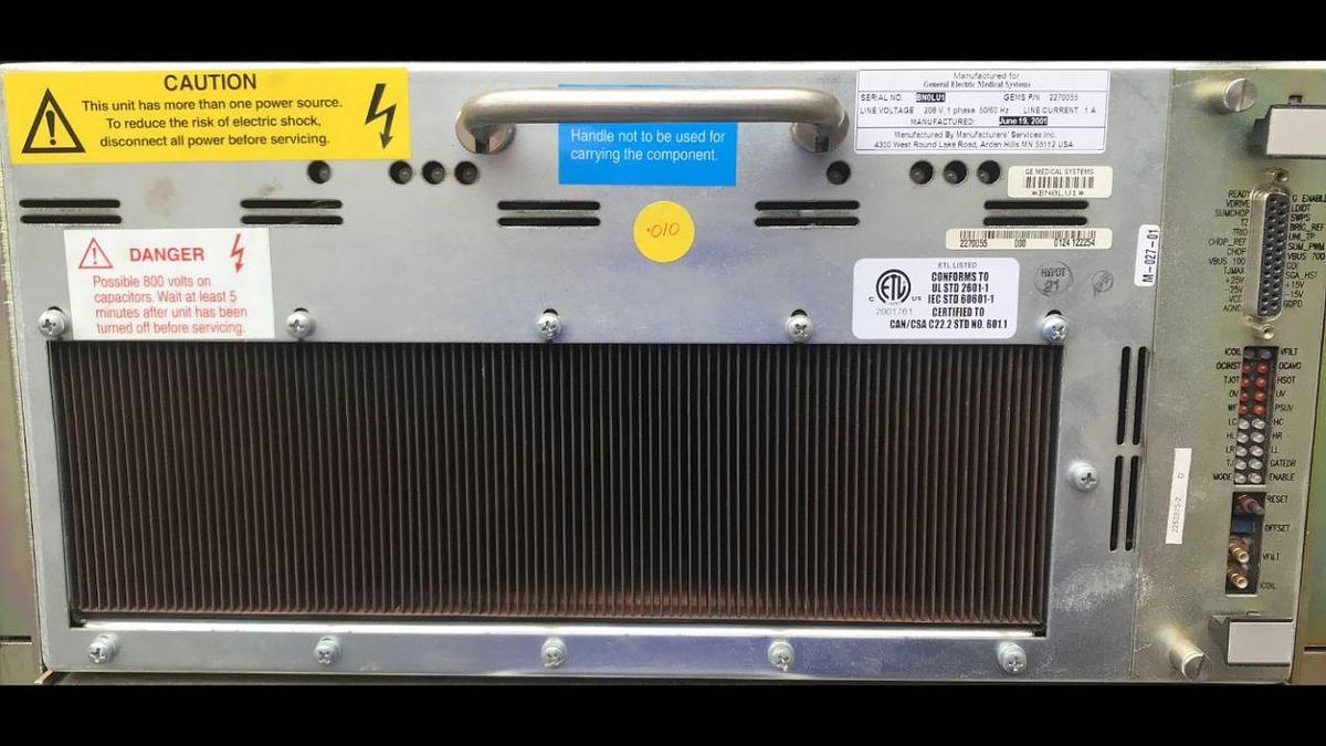 Used For Sale GE MRI 1.5T  ACGD Gradient AMP  MRI Amplifier Parts P/N 2270055