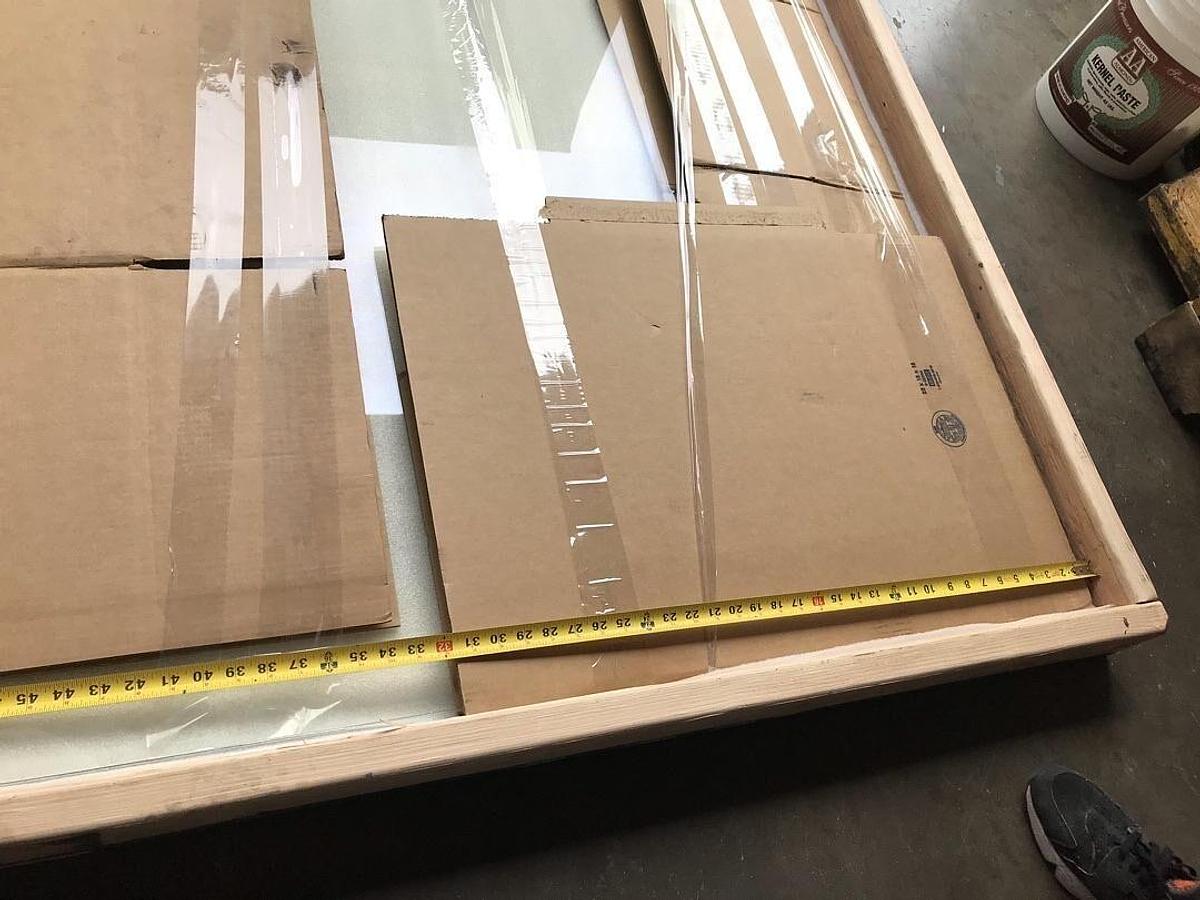 Used For Sale Lead Glass , 80x50  Lead Glass , 80x50, Good Condition Lead / Acrylic Glass Parts P/N 1