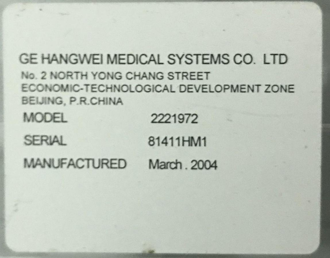 Used For Sale GE GE High Speed 25 CM Phantom CT Scanner Parts P/N 2221972