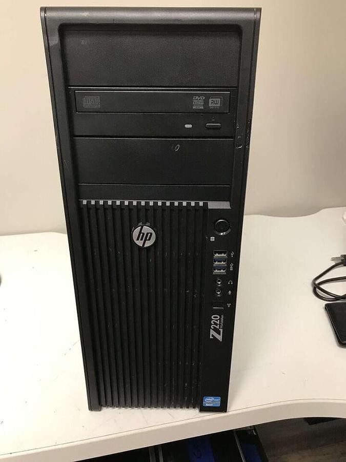 Used For Sale HEWLETT PACKARD HP Z220 CMT Workstation  Desktop Tower 10764820  Good Condition, Hard Drive Not Included Computer Parts P/N Z220 10764820