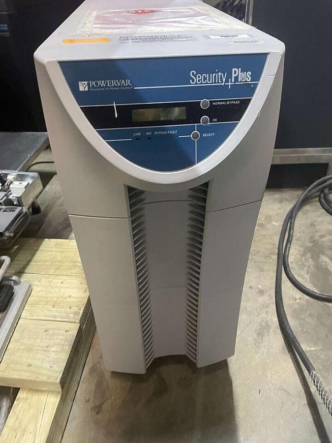 Used For Sale POWERVAR POWERVAR UPS ABCDEF3000-22 22030-04R Good Condition Uninterruptible Power Supply / UPS Parts P/N ABCDEF3000-22, 22030-04R