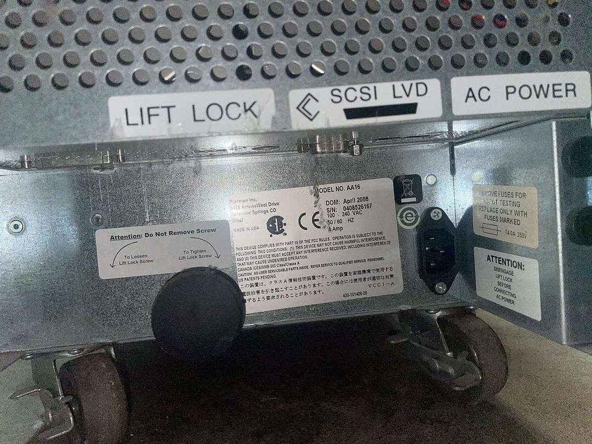 Used For Sale PLASMON Plasmon AA16 UDO Archive Appliance UPS Good Condition Uninterruptible Power Supply / UPS Parts P/N AA16