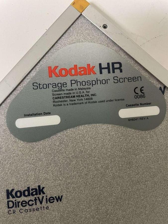 Used For Sale KODAK Kodak HR Storage Phosphor Screen 18x24 Good Condition Cassette CR Cassettes Parts P/N 6H8341 REV A - 18x24