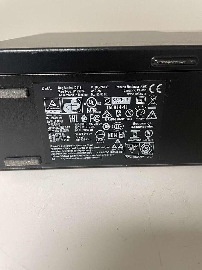 Used For Sale DELL Optiplex XE3 Good Condition Computer Parts P/N XE3