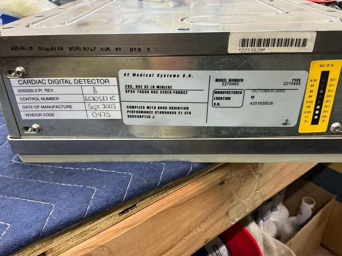 Used For Sale GE GE Apollo Detector 2270465  good condition Cath Lab Parts P/N 2270465