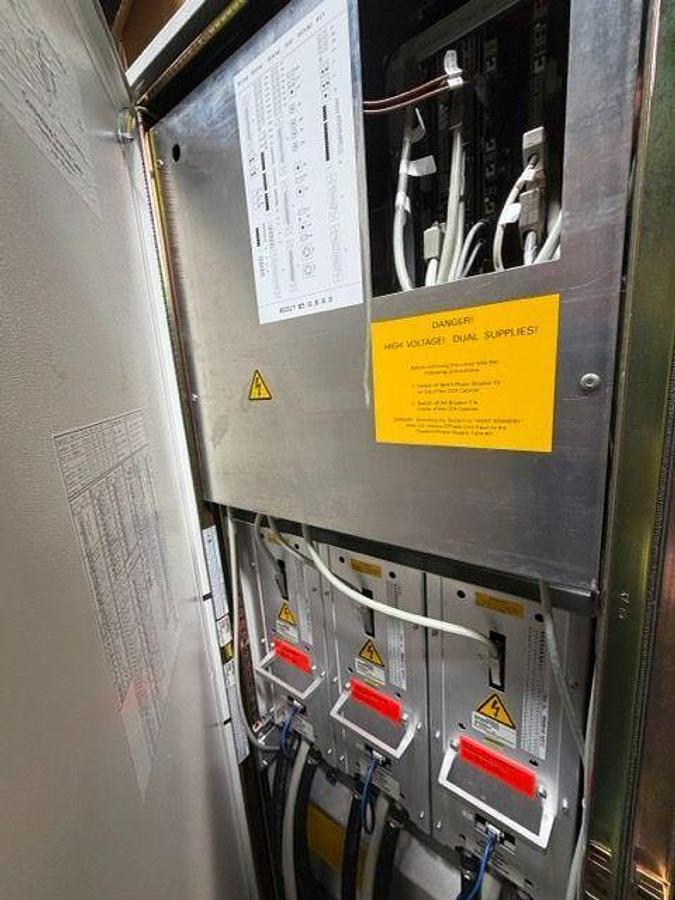 Used For Sale SIEMENS Siemens Magnetom Symphony 1.5T syngo MR Electronics Cabinet Complex | IVK P/N 07104594 + GPA Quantum P/N 05727305 + CCA + GSSU |  Complete electronics and gradient power cabinet system that runs MRI Scanner Parts P/N 07104594, 057...