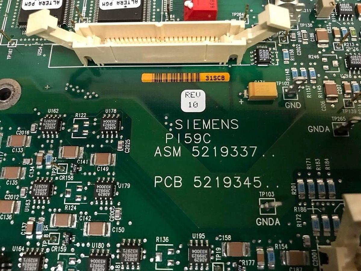 Used For Sale SIEMENS Siemens E-Cam PN 5219337, PI59C PCB board Good condition Nuclear Gamma Camera Parts P/N 5219337, PI59C