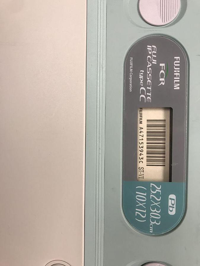 Used For Sale FUJIFILM FUJIFILM   10X12 IP CASSETTE TYPE CC CR Cassettes Parts P/N TYPE CC