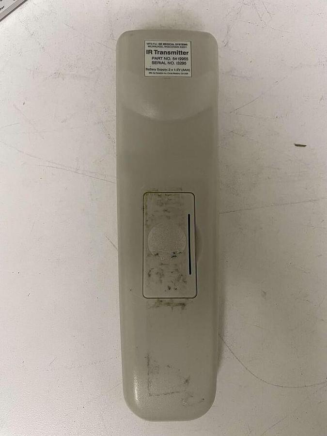 Used For Sale GE GE Innova 5419965 IR Transmitter Remote Hand Switch Good Condition EP Lab/X-Ray Room Parts P/N 5419965