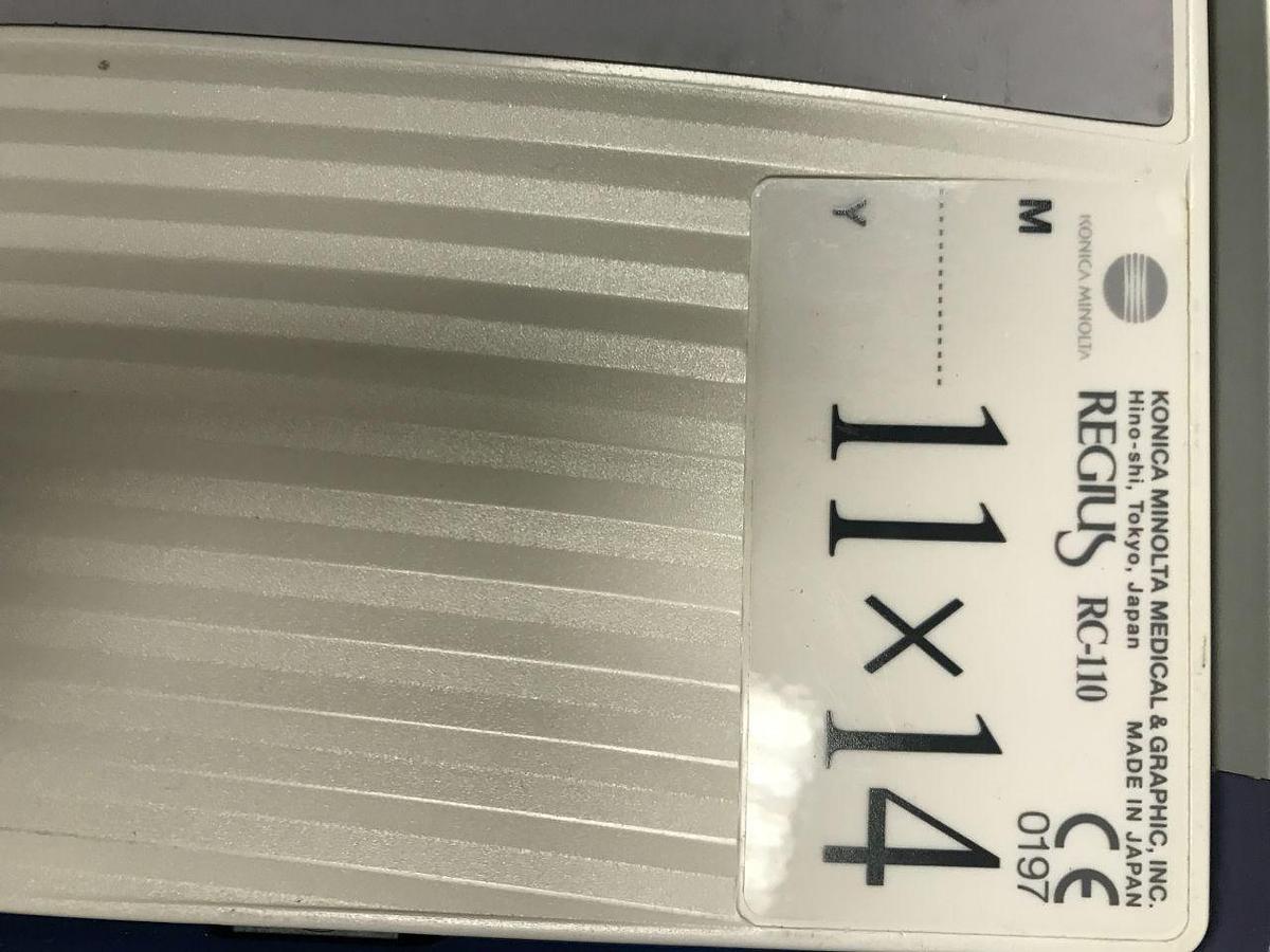 Used For Sale KONICA MINOLTA Konica Minolta   11X14 Regius RC-110 CR Cassette  CR Cassettes Parts P/N 11x14 RC-110