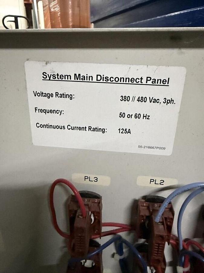 Used For Sale GE 978869 GE - CT - System Main Disconnect Panel 125A Good Condition Parts P/N 978869