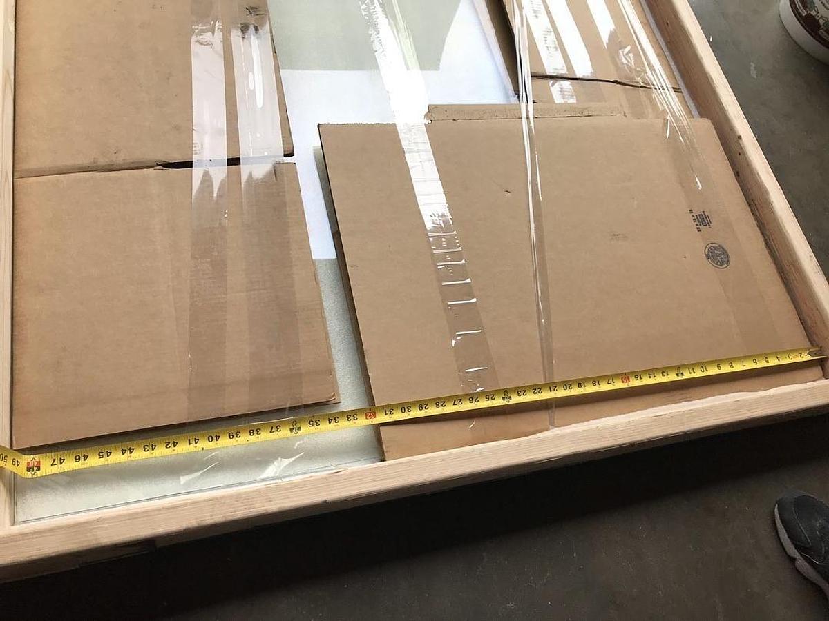 Used For Sale Lead Glass , 80x50  Lead Glass , 80x50, Good Condition Lead / Acrylic Glass Parts P/N 1