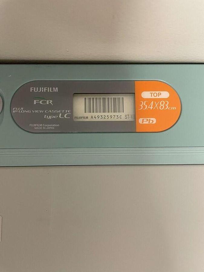 Used For Sale FUJIFILM FUJI IP LONG VIEW CASSETTE 35x83cm, Type LC FujiFilm FCR Good Condition Cassette CR Cassettes Parts P/N Type LC FujiFilm FCR