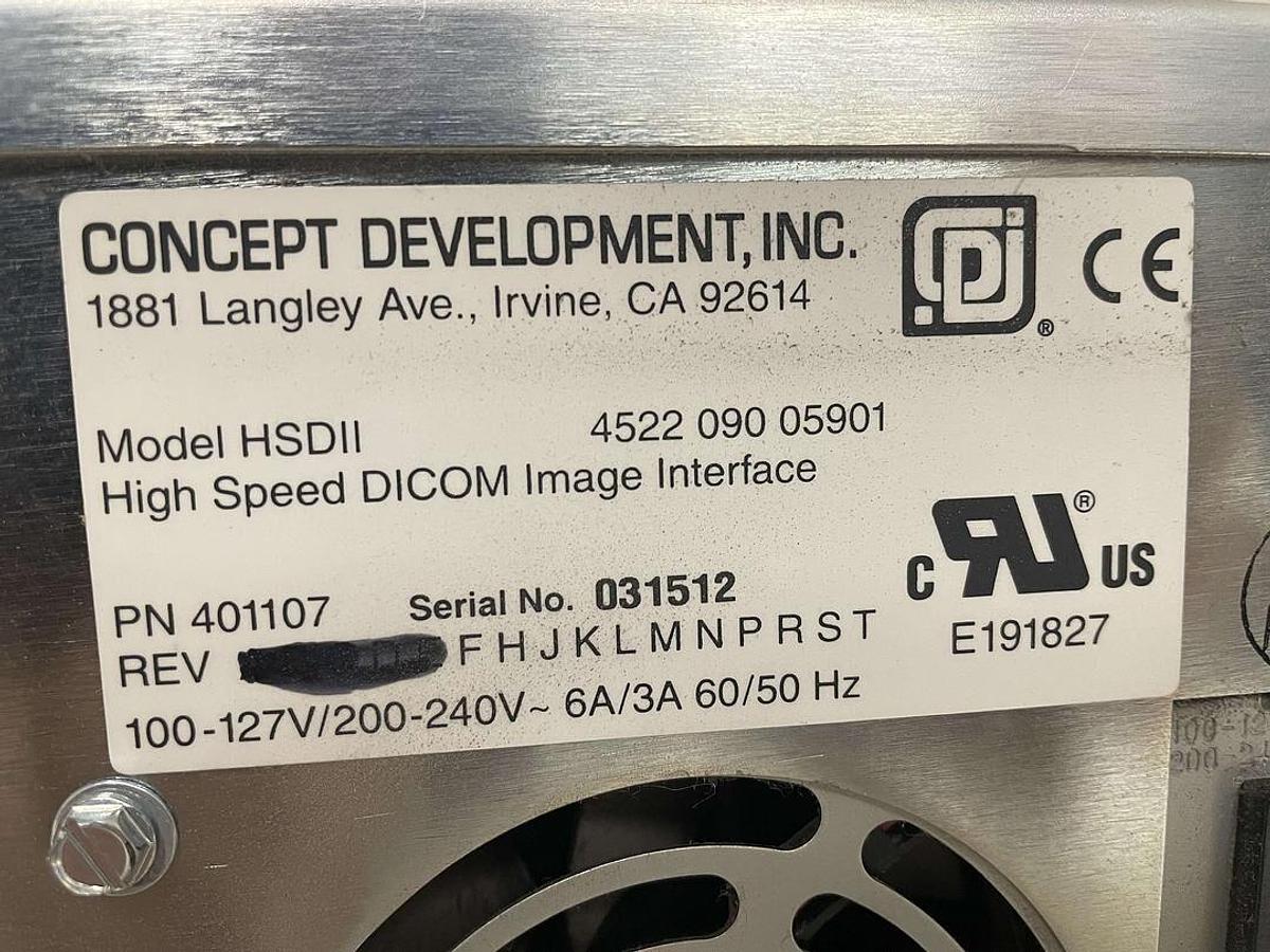 Used For Sale PHILIPS Philips Integris High Speed Dicom Interface Box 4522-090-05901 HSDII 401107 Good Condition Cath Lab Parts P/N 4522-090-05901
