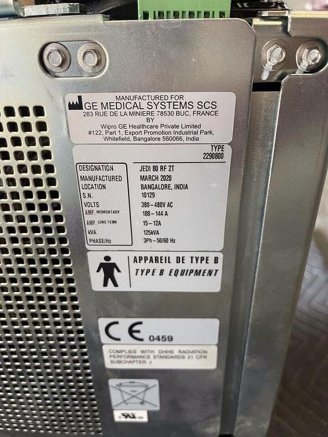 Used For Sale GE JEDI 80 R, RF 2T 2290800 Generator Module X-Ray Generator module X-Ray Generator Parts P/N 2290800