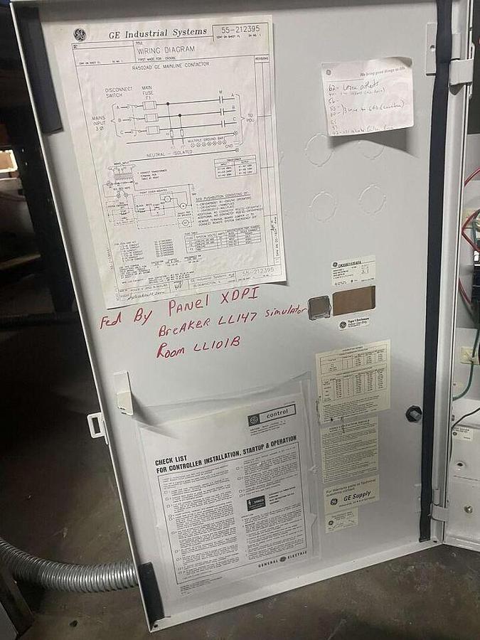Used For Sale GE GE Medical A-1 Mainline CR308E112EAFA Size 3 Contactor MAX AMPS 90 Good Condition Parts P/N CR308E112EAFA