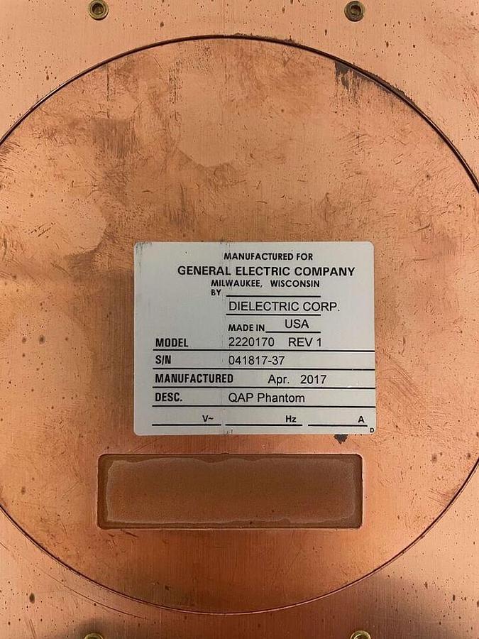 Used For Sale PHANTOM GE High Brightness Phantom Carrier Assembly 2320105, 2220170  Good Condition Digital Imaging System Parts P/N 2320105, 2220170